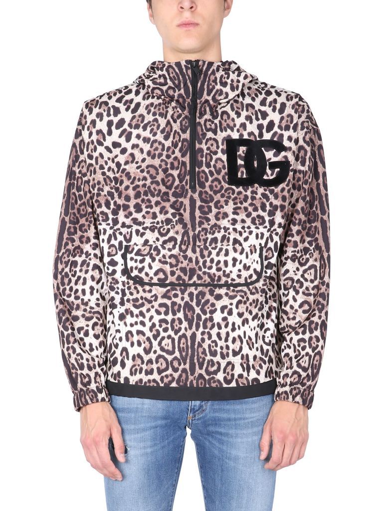 Jacket With Leopard Print