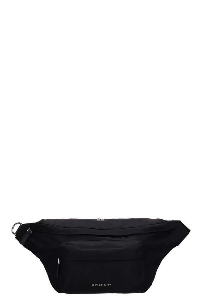 Essential Waist Bag In Black Nylon