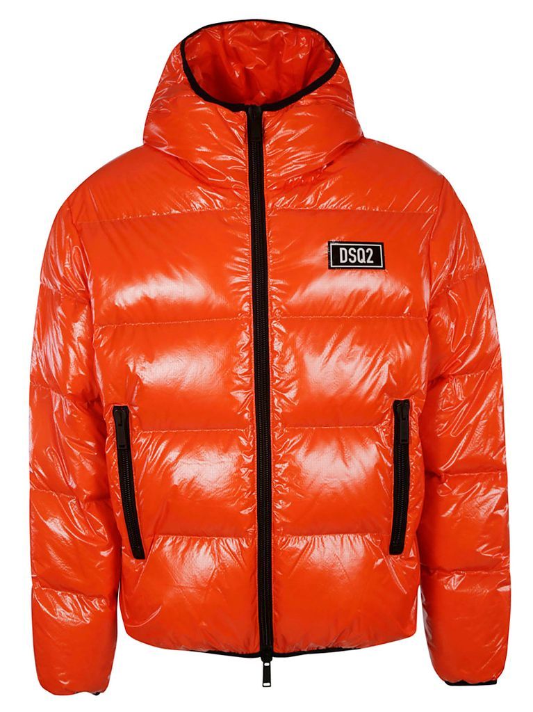 Patched Puffer Jacket