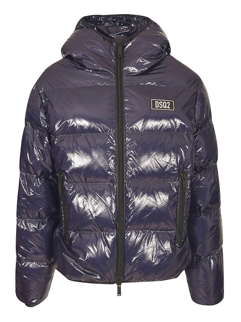 Logo Patched Padded Jacket