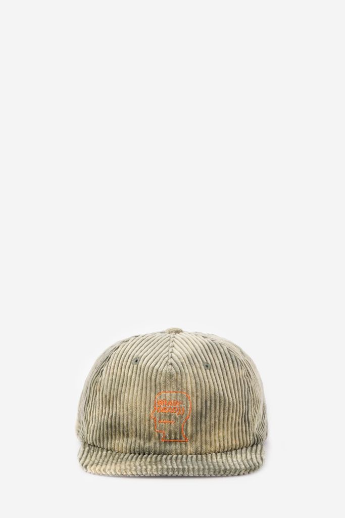 Bleached Cord Logo Hats