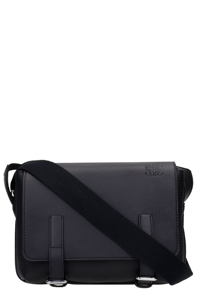 Messanger Xs Shoulder Bag In Black Leather