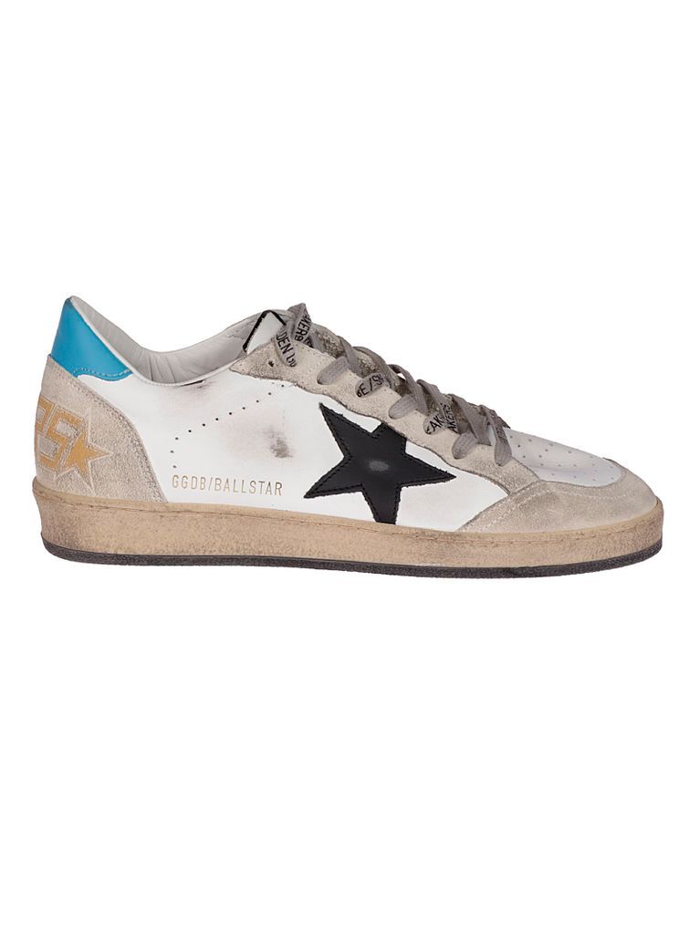 Ballstar Leather Upper And Star Suede Toe And Spur