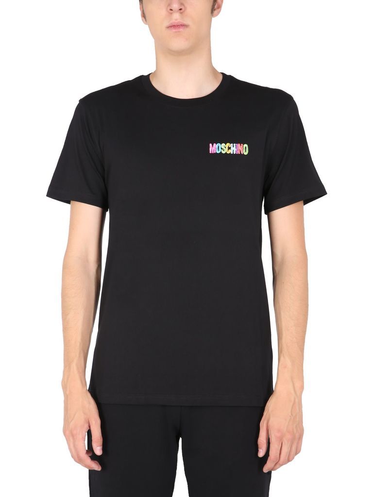 T-shirt With Multicolour Logo