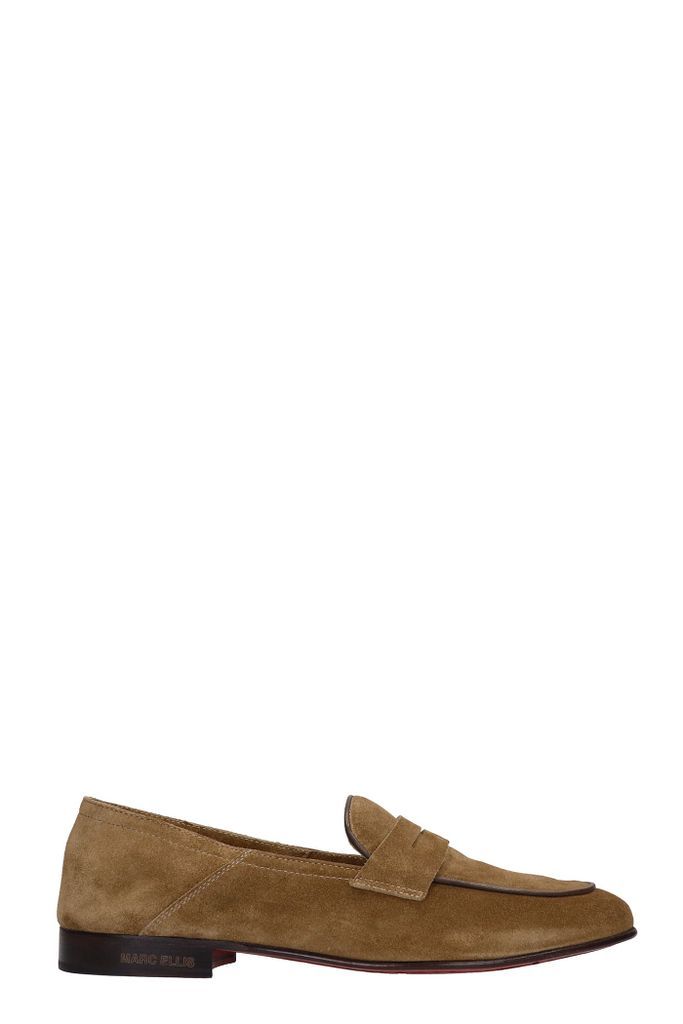 Loafers In Leather Color Suede