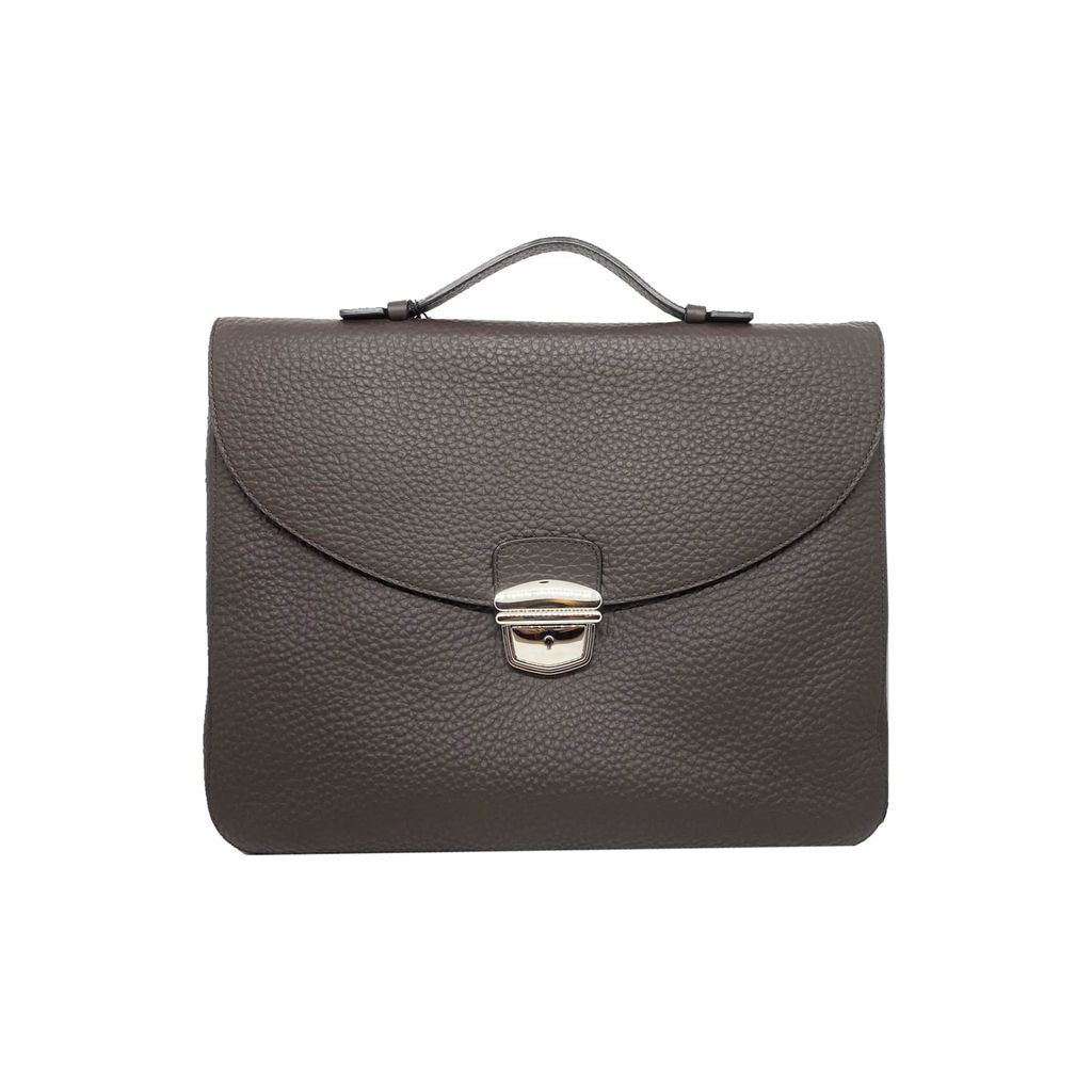 Orciani Leather Briefcase Bag