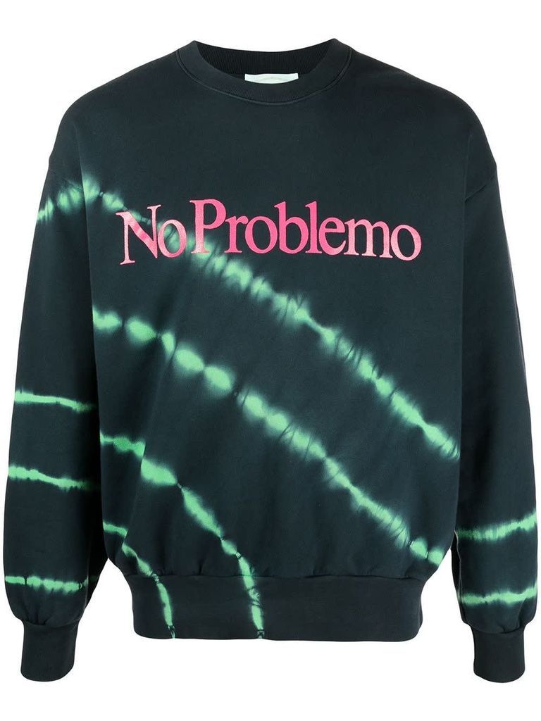 Jersey Sweatshirt With no Problemo Print