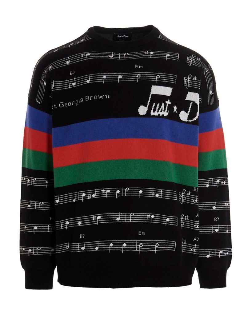 Music Intarsia Sweater