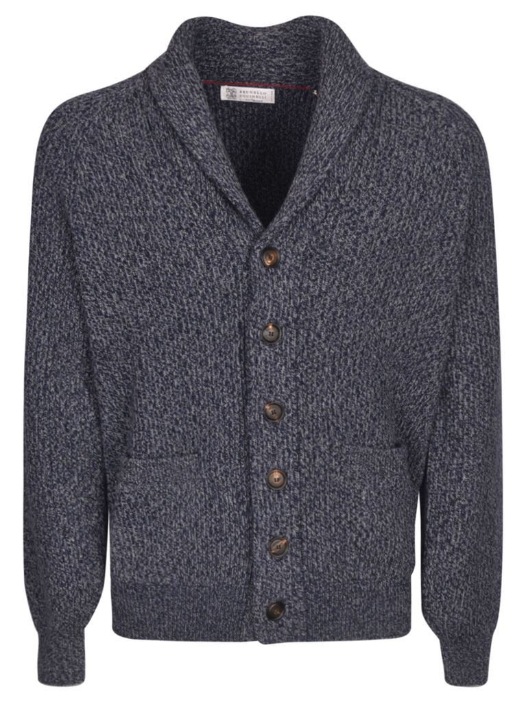 Ribbed Buttoned Cardigan