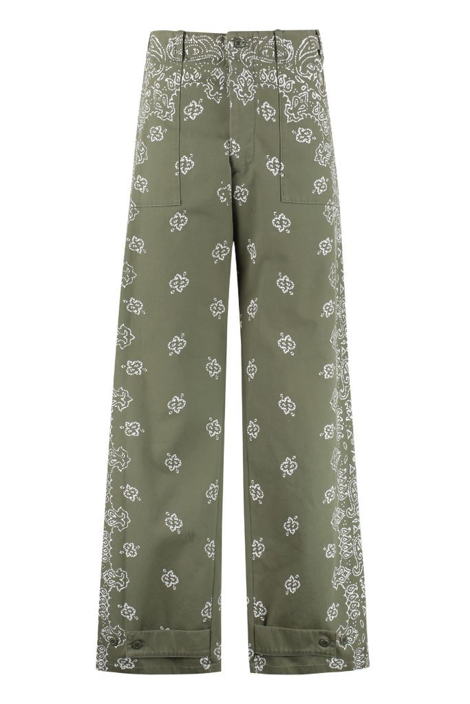 Printed Cotton Trousers