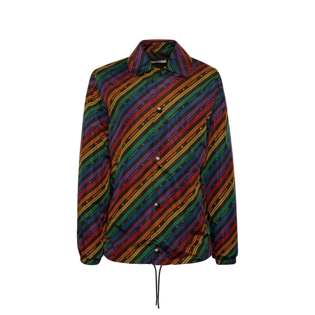 Rainbow Chain Nylon Jacket