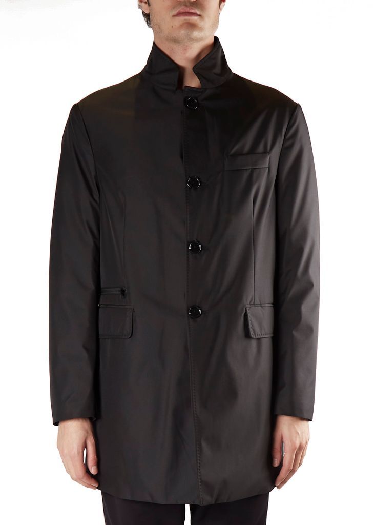 Padded Coat In Technical Fabric