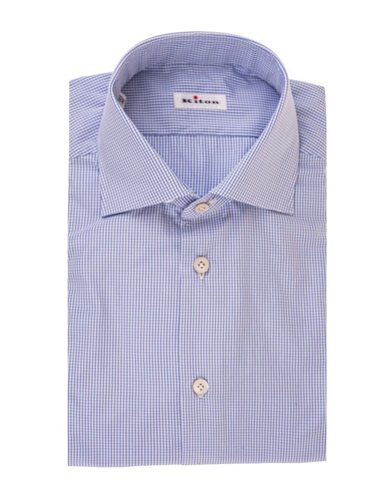 Baby-blue Cotton Classic Button-up Shirt