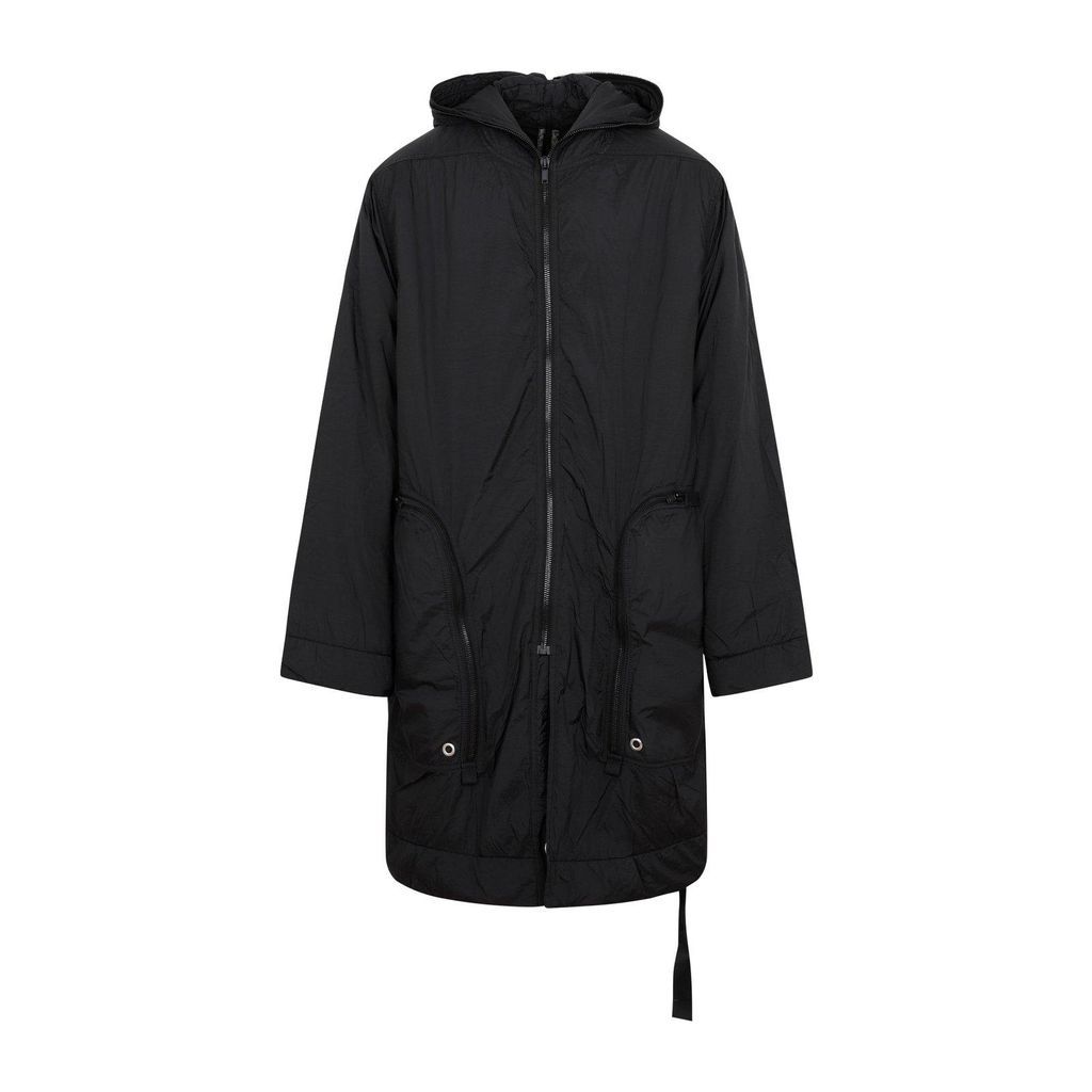 Zipped Hooded Coat
