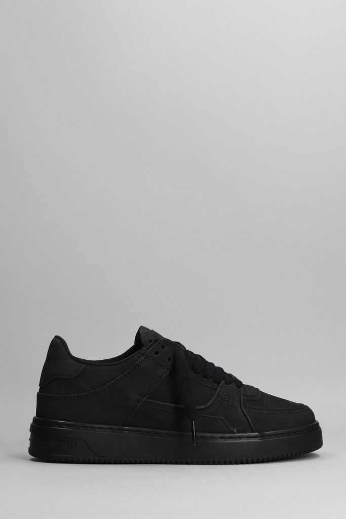 Apex Sneakers In Black Leather