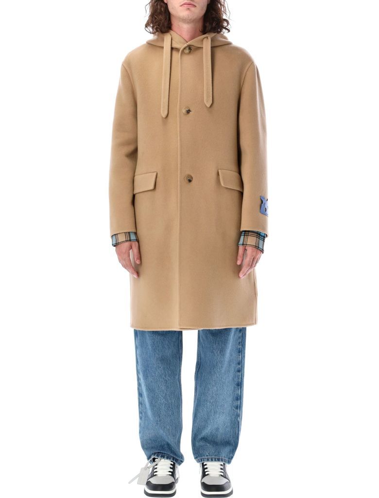 Tags Cashmere Hooded Coat
