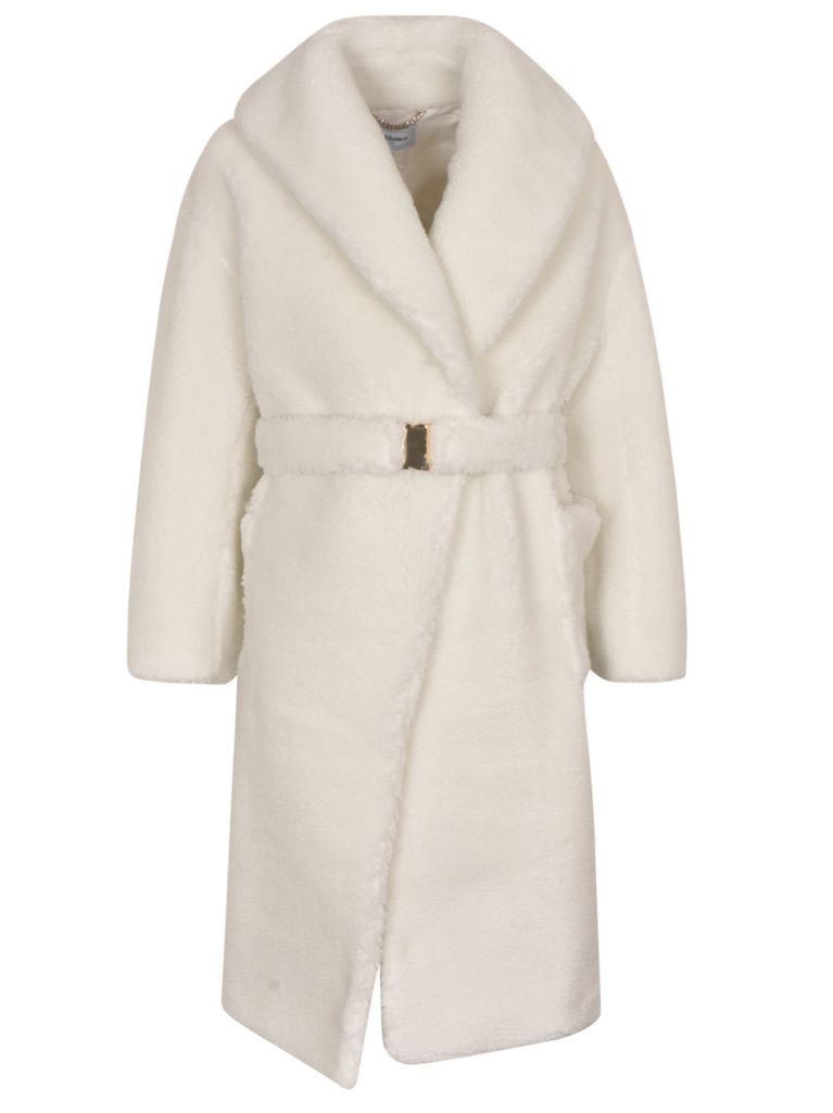 Belted Furred Coat