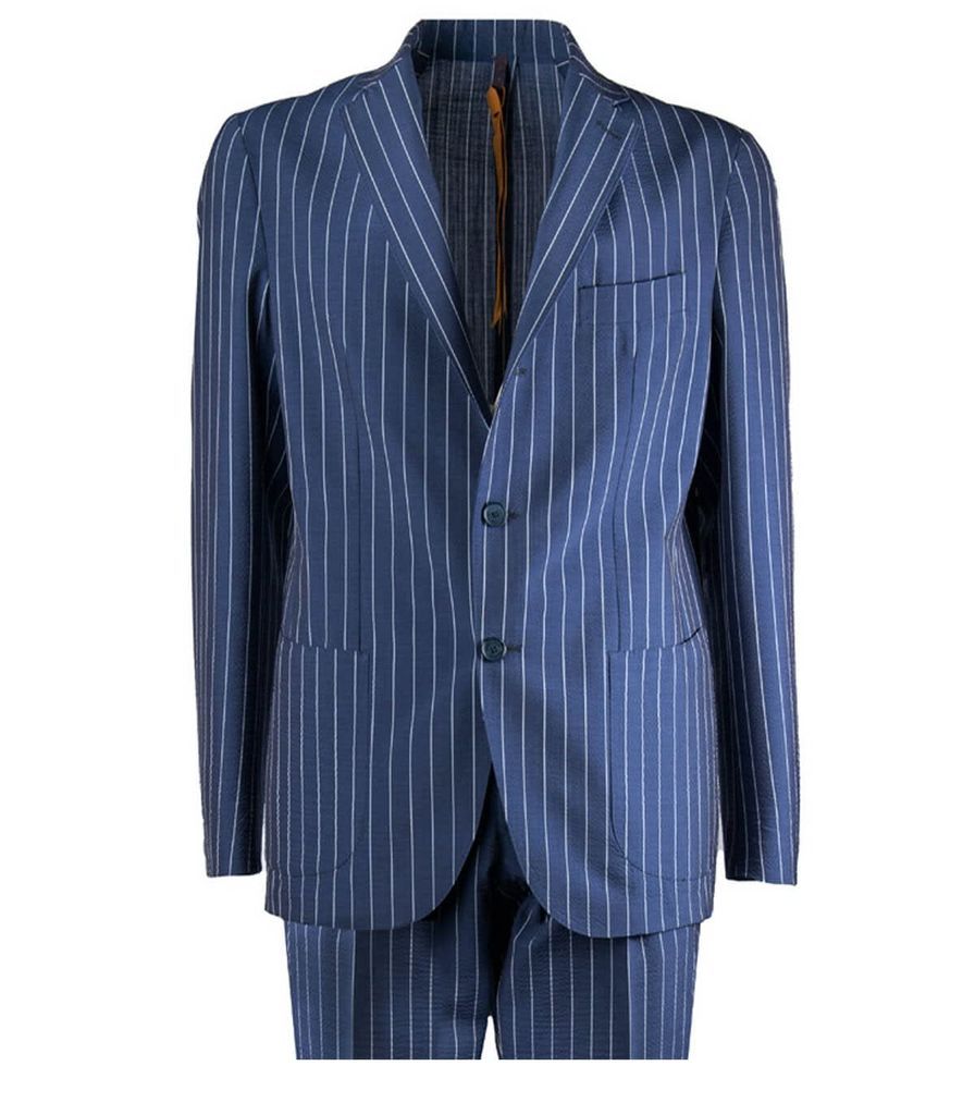 Il Viaggiatore Blue Pinstripe Suit