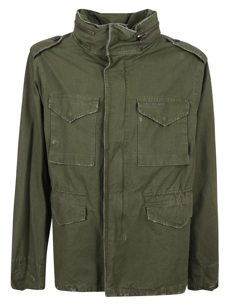 High Neck Cargo Jacket