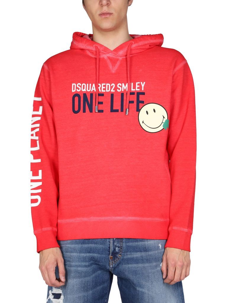 One Life One Planet Smiley Sweatshirt