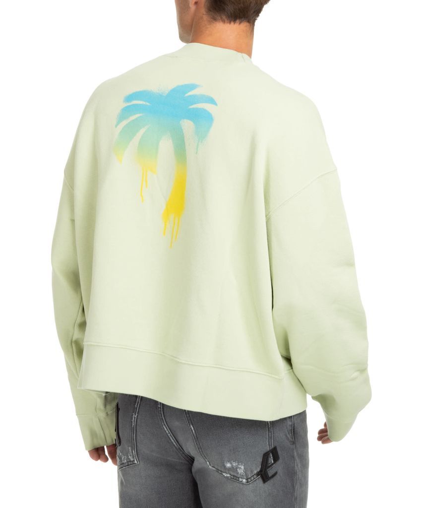 Palm Tree Cotton Sweatshirt