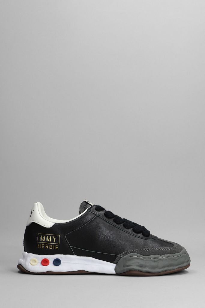 Herbie Sneakers In Black Leather
