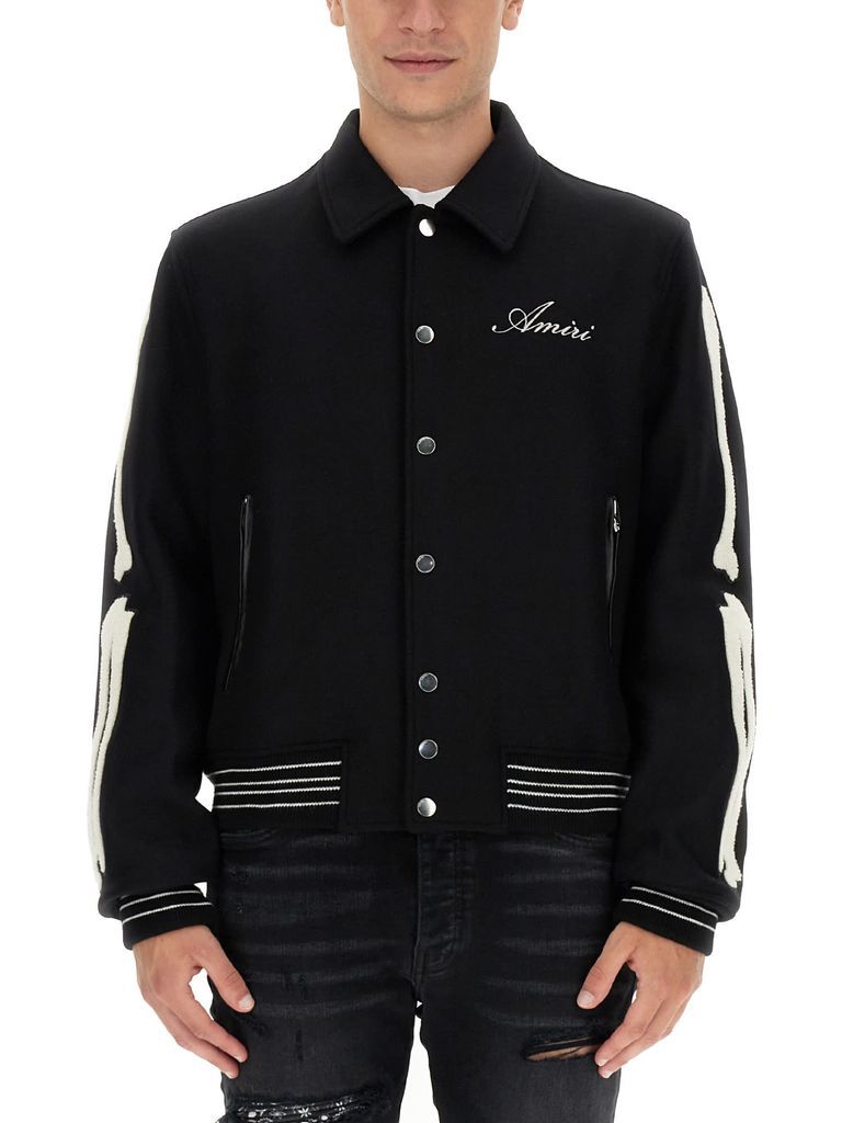 Skel Jacket With Logo Embroidery