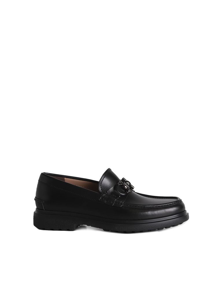 Lace Up Crown Gancini Loafers