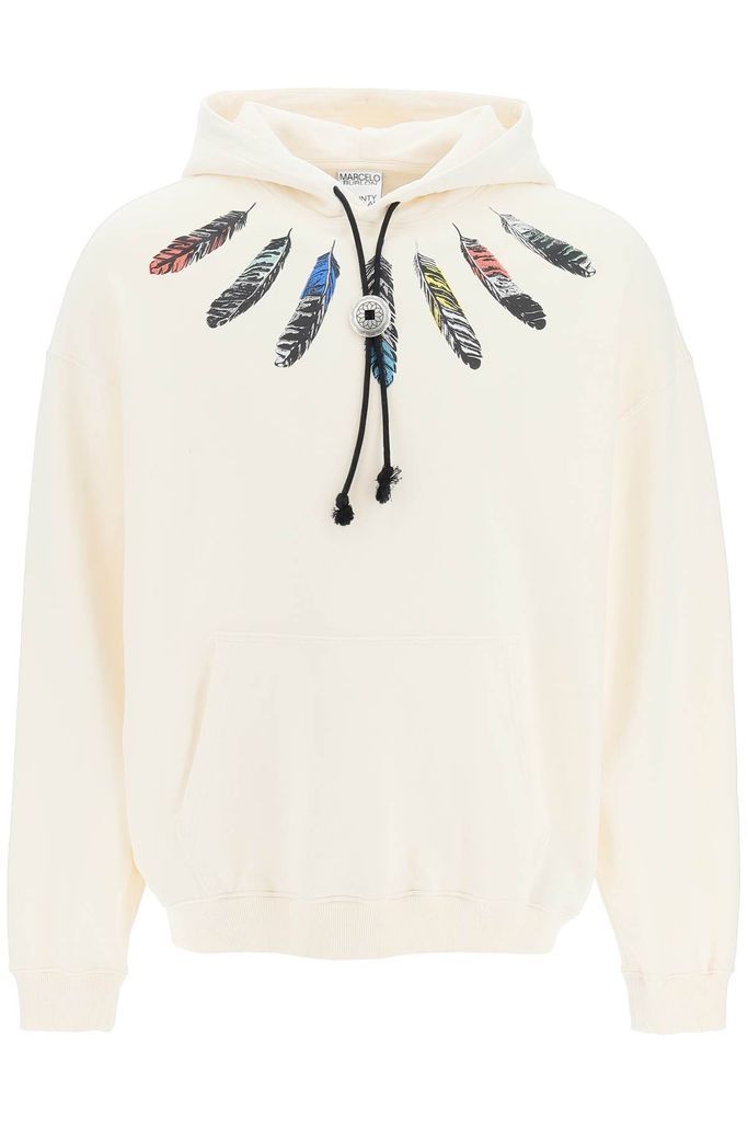 Collar Feathers Hoodie