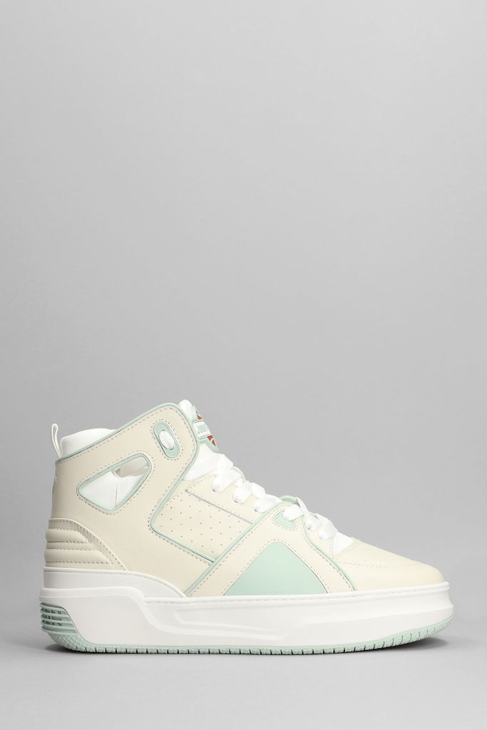 Basketball Jd1 Sneakers In Beige Leather