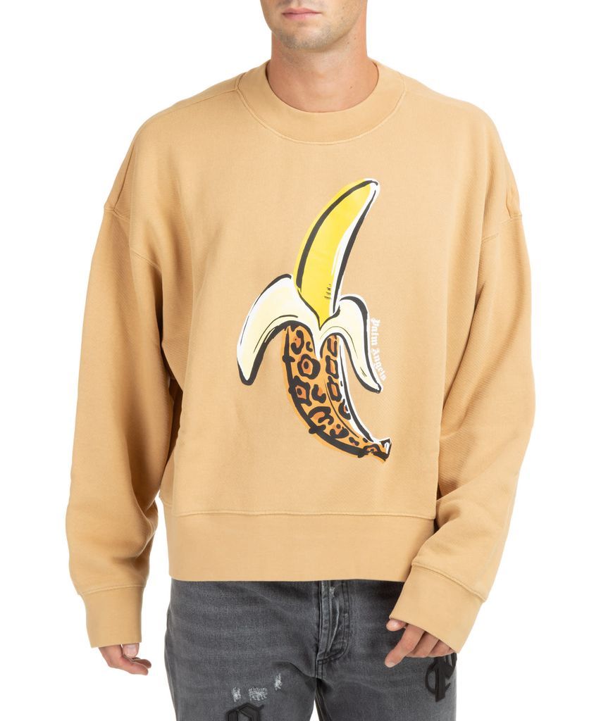 Banana Leopard Cotton Sweatshirt