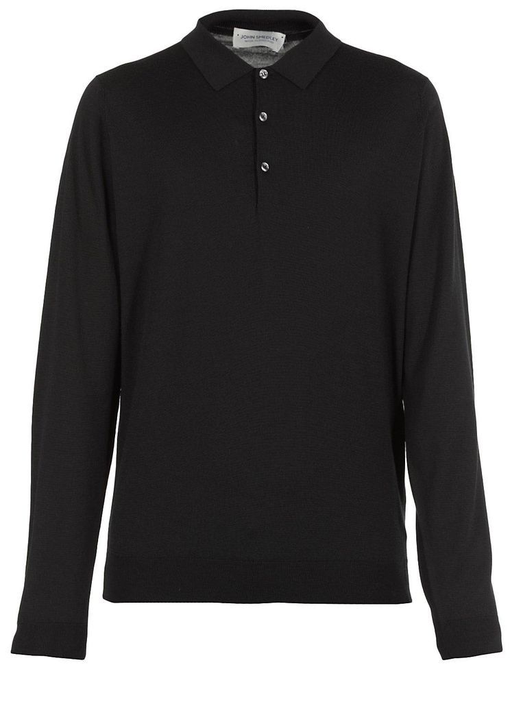 Belper Buttoned Knitted Polo Shirt