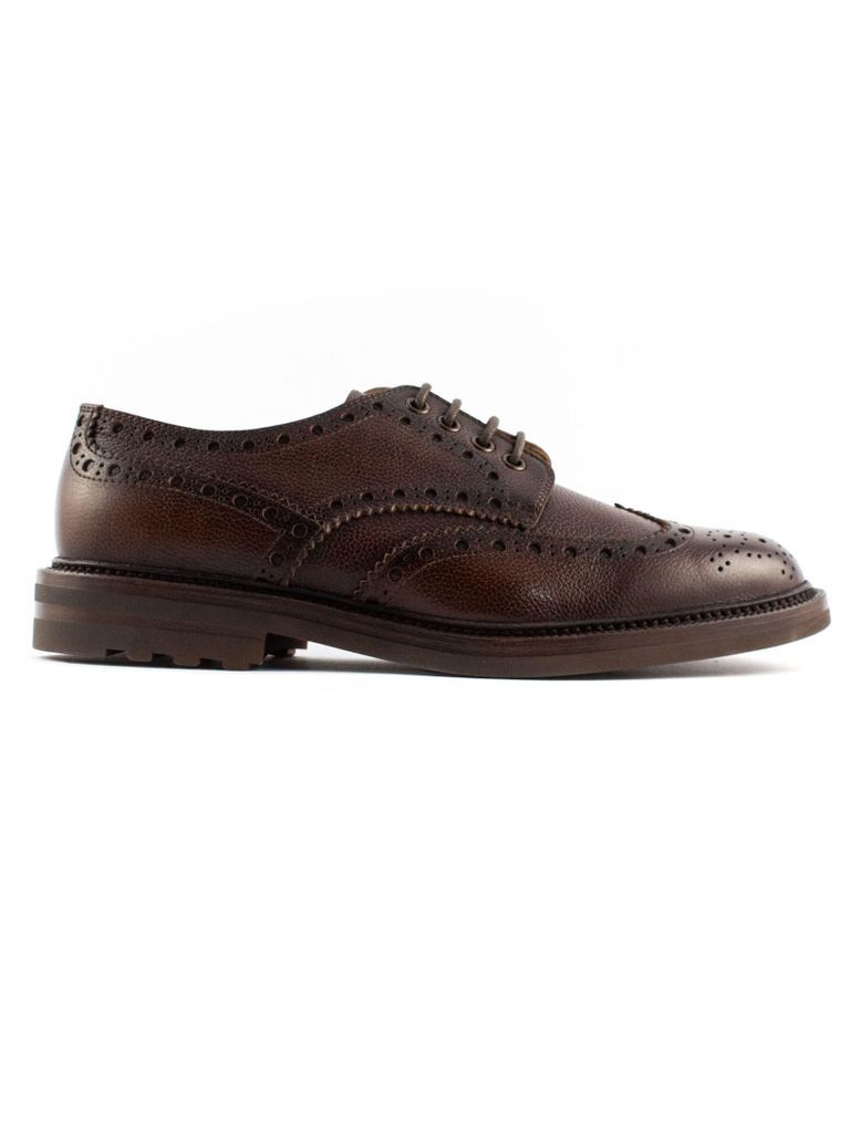 Brown Leather Brogue Derby