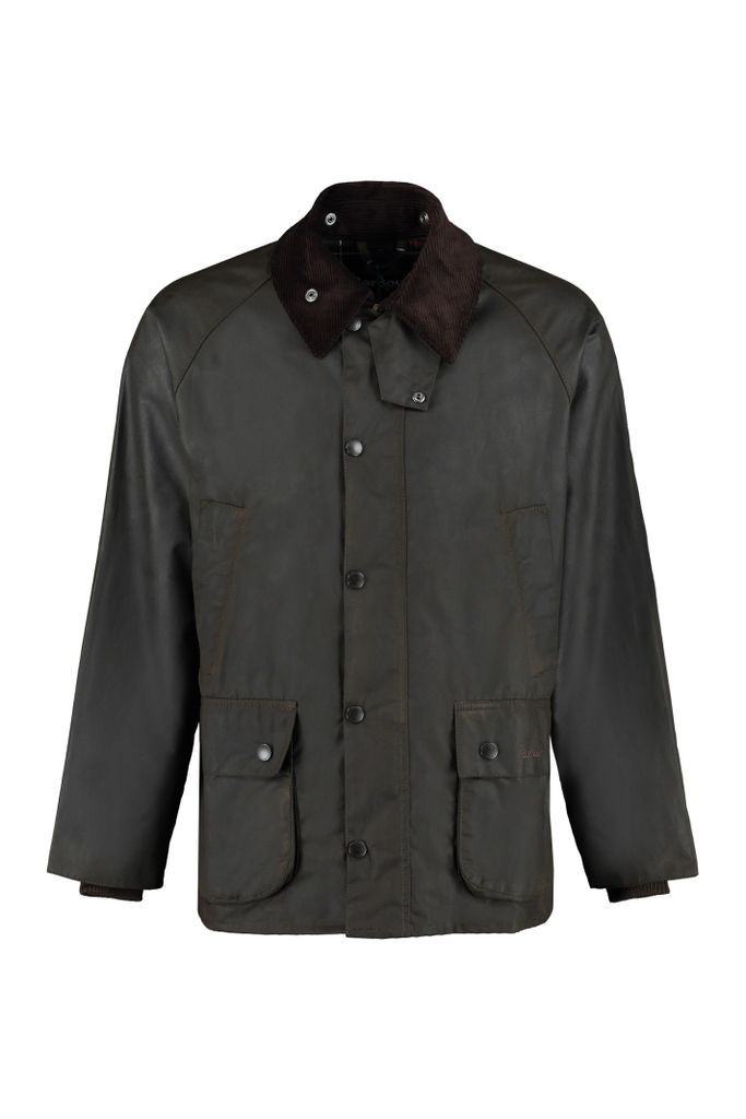 Classic Bedale Jacket In Coated Cotton