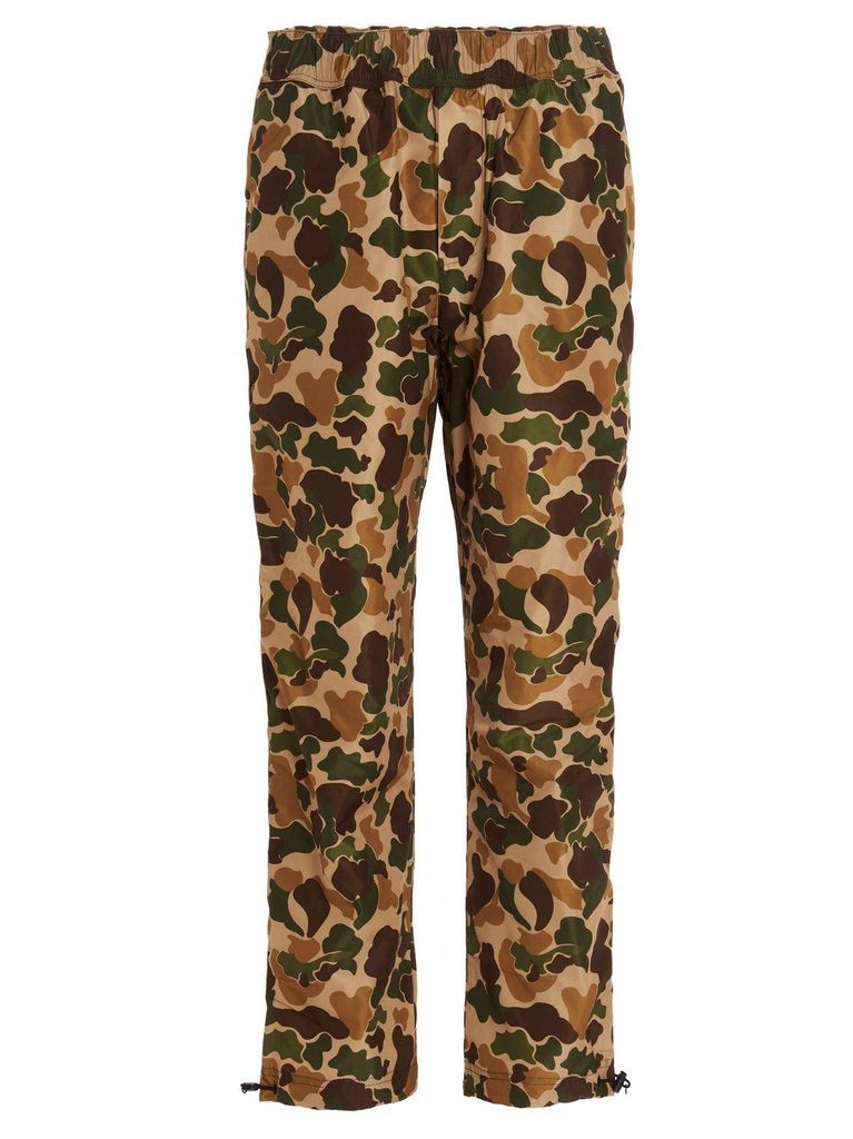 Camouflage Printed Elastic Waist Pants