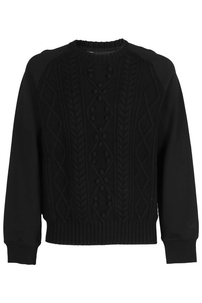 Cable Knit Hybrid Raglan