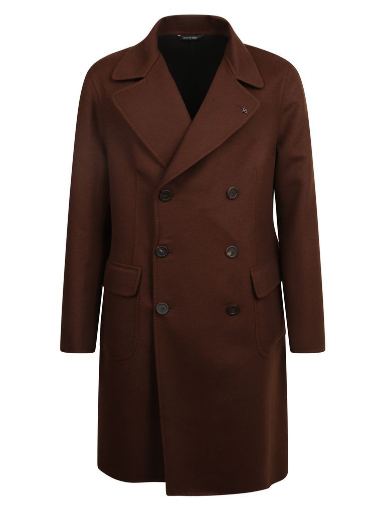 Double - Breasted Wool Coat