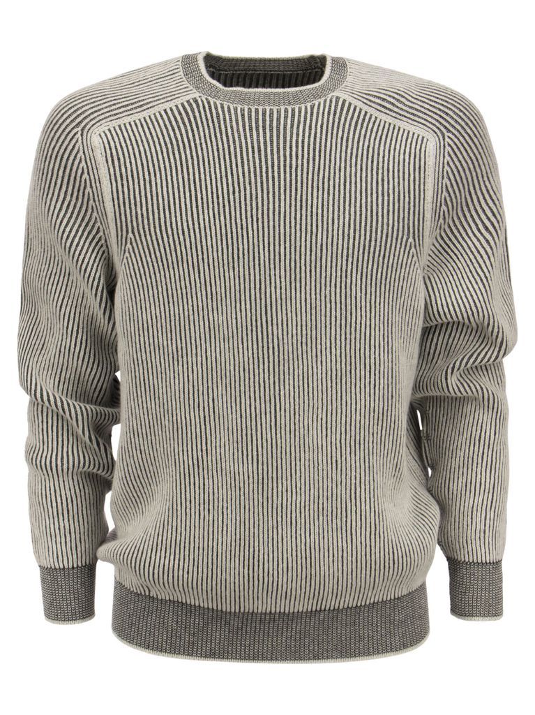 Dinghy - Ribbed Cashmere Reversible Crew Neck Sweater