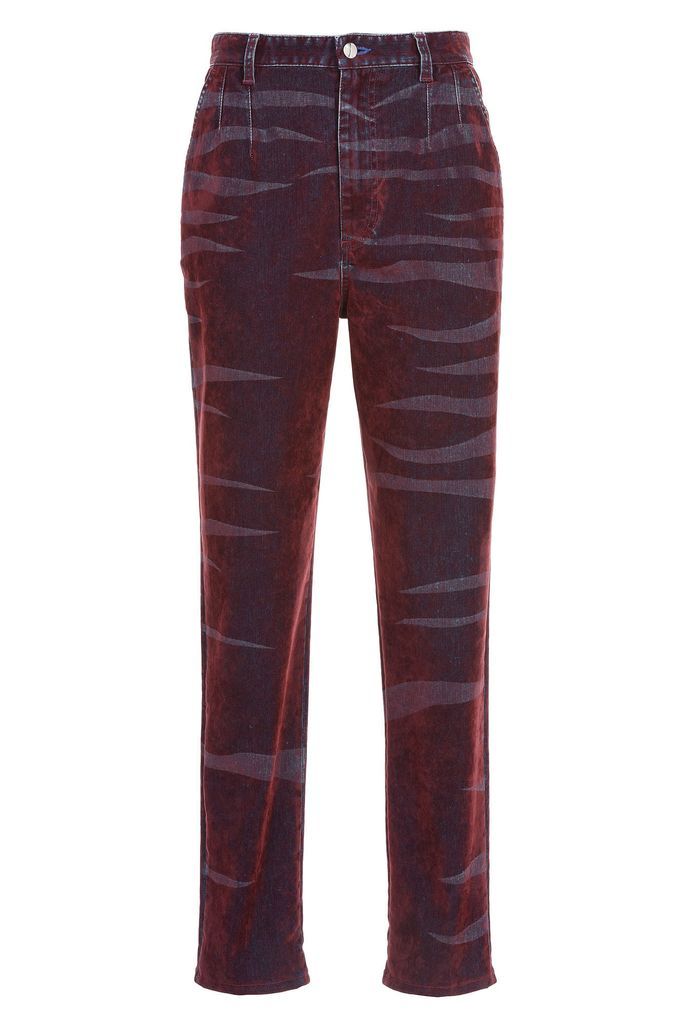 Embelished Denim Trousers