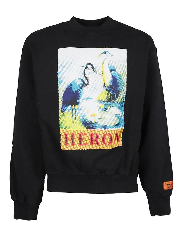 Halftone Heron Sweatshirt