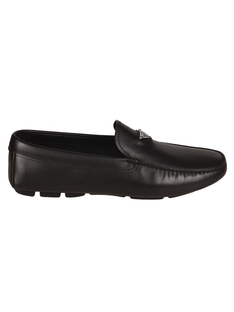 Logo Plaque Loafers