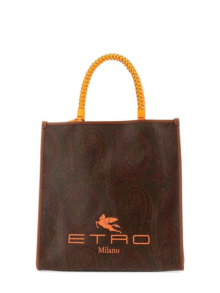 Logo Embossed Tote Bag