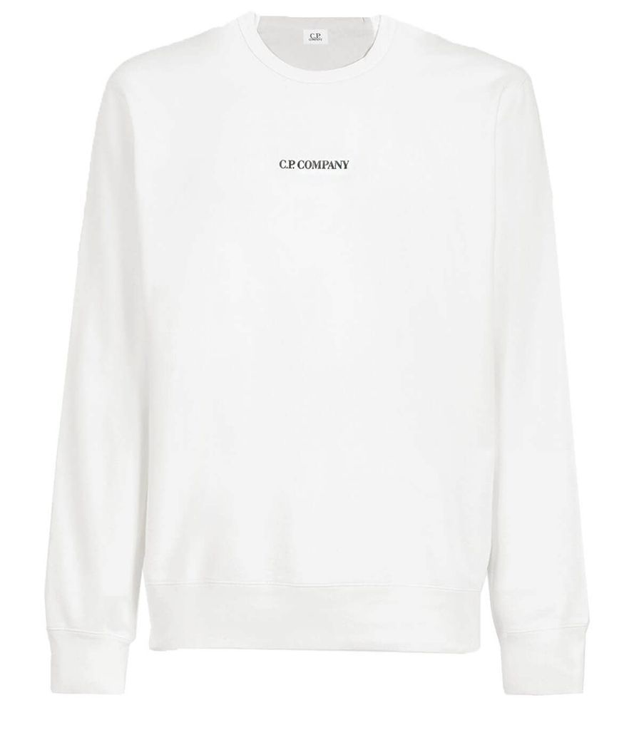 Light Fleece Cream Sweatshirt With Logo