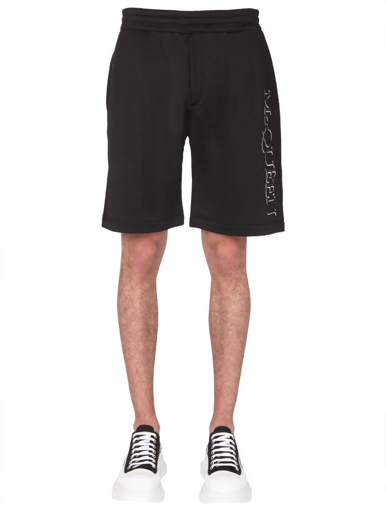 Shorts With Embroidered Logo