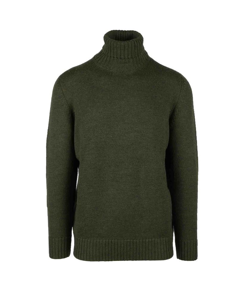 Mens Military Green Sweater