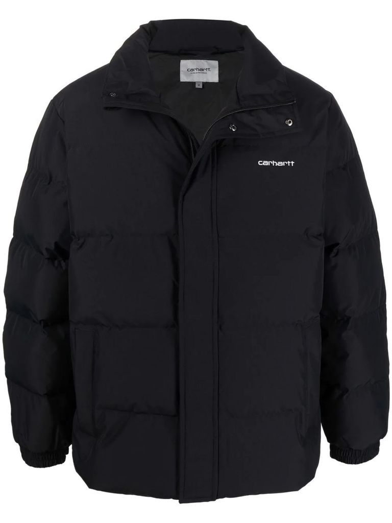 Black Danville Feather Down Jacket