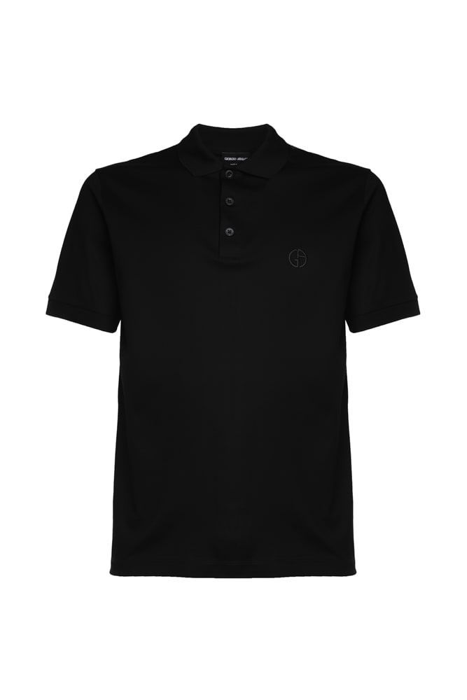 Polo Shirt In Stretch Viscose Jersey