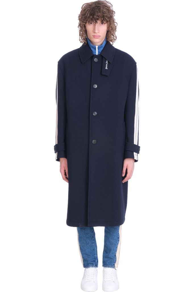 Coat In Blue Wool