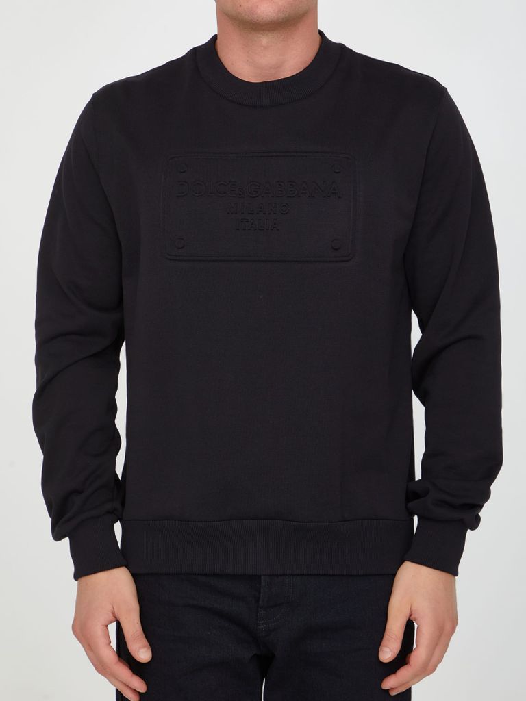 Black Sweatshirt With Logo