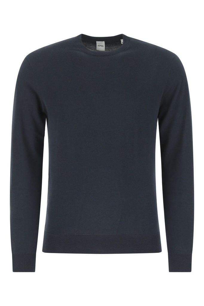 Dark Blue Cotton Sweater